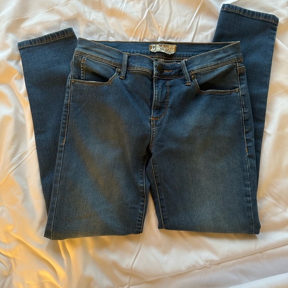 Free People Denim - Free People Dark Blue Skinny Jeans